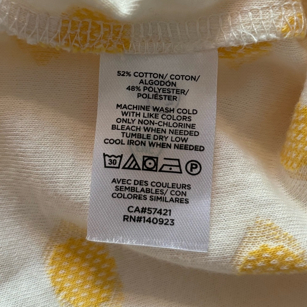 NWT! LOFT Clip Dot Peplum Top - Picture 7 of 7